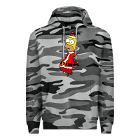 Slate Camo Homer Claus Christmas Premium Hoodie - artisFamous