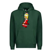Sports Green Homer Claus Christmas Premium Hoodie - artisFamous