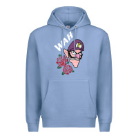 Colony Blue waluigi voice ( wah ) Premium Hoodie - artisFamous