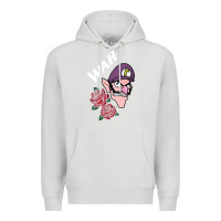 Dove Grey waluigi voice ( wah ) Premium Hoodie - artisFamous