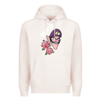 Pale Pink waluigi voice ( wah ) Premium Hoodie - artisFamous