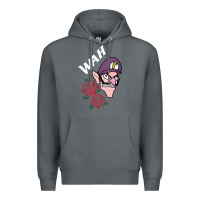 Rock waluigi voice ( wah ) Premium Hoodie - artisFamous