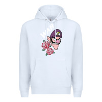 White waluigi voice ( wah ) Premium Hoodie - artisFamous