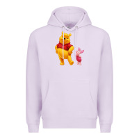 Lilac Winnie the Pooh Piglet Premium Hoodie - artisFamous