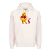 Pale Pink Winnie the Pooh Piglet Premium Hoodie - artisFamous