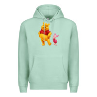 Seafoam Winnie the Pooh Piglet Premium Hoodie - artisFamous