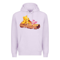 Lilac Winnie the Pooh Piglet Premium Hoodie - artisFamous