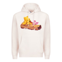 Pale Pink Winnie the Pooh Piglet Premium Hoodie - artisFamous