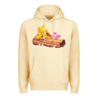 Pina Colada Winnie the Pooh Piglet Premium Hoodie - artisFamous