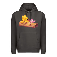Smoke Winnie the Pooh Piglet Premium Hoodie - artisFamous