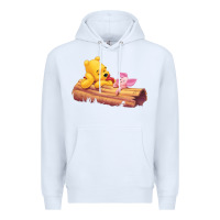 White Winnie the Pooh Piglet Premium Hoodie - artisFamous