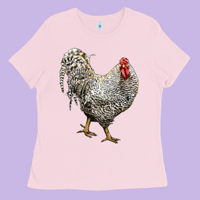 Dominique Rooster Ladies Tee Designed By Lillyallendesigns