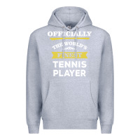 Heather Grey the world's finest tennis player Premium Hoodie - artisFamous