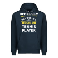 Navy the world's finest tennis player Premium Hoodie - artisFamous