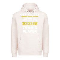 Pale Pink the world's finest tennis player Premium Hoodie - artisFamous
