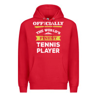 Red the world's finest tennis player Premium Hoodie - artisFamous