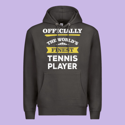 The World's Finest Tennis Player Premium Hoodie Designed By Artisfamous
