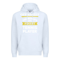 White the world's finest tennis player Premium Hoodie - artisFamous