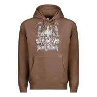 Chestnut black sab.bath official vintage dancing skele Premium Hoodie - artisFamous