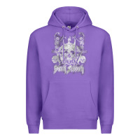 Purple black sab.bath official vintage dancing skele Premium Hoodie - artisFamous