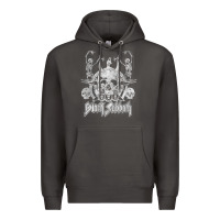 Smoke black sab.bath official vintage dancing skele Premium Hoodie - artisFamous