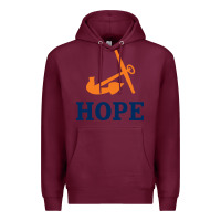Burgundy Hope College Premium Hoodie - artisFamous