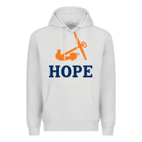 Dove Grey Hope College Premium Hoodie - artisFamous