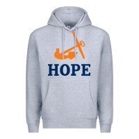 Heather Grey Hope College Premium Hoodie - artisFamous