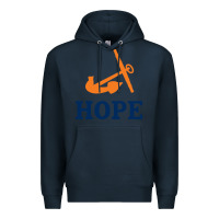 Navy Hope College Premium Hoodie - artisFamous
