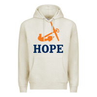 Oatmeal Heather Hope College Premium Hoodie - artisFamous