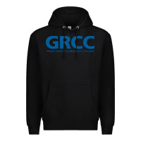 Black Grand Rapids Community College Premium Hoodie - artisFamous
