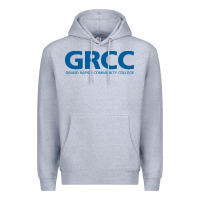Heather Grey Grand Rapids Community College Premium Hoodie - artisFamous