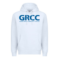 White Grand Rapids Community College Premium Hoodie - artisFamous