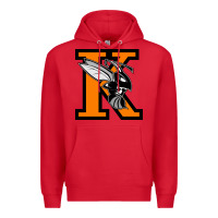 Red Kalamazoo College Premium Hoodie - artisFamous