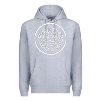 Heather Grey king crimson Premium Hoodie - artisFamous