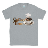 Heather Grey coffee time Classic Tee - BarkalooDesign