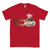 Red coffee time Classic Tee - BarkalooDesign