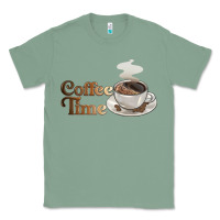 Sage coffee time Classic Tee - BarkalooDesign