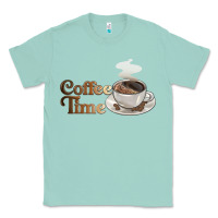 Seafoam coffee time Classic Tee - BarkalooDesign