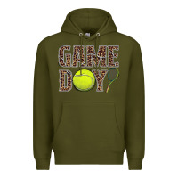 Army Green tennis game day Premium Hoodie - BarkalooDesign