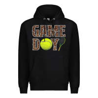 Black tennis game day Premium Hoodie - BarkalooDesign