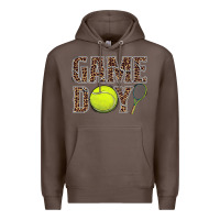 Coffee tennis game day Premium Hoodie - BarkalooDesign