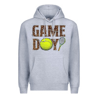 Heather Grey tennis game day Premium Hoodie - BarkalooDesign