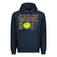 Navy tennis game day Premium Hoodie - BarkalooDesign