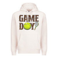 Pale Pink tennis game day Premium Hoodie - BarkalooDesign