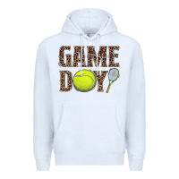 White tennis game day Premium Hoodie - BarkalooDesign