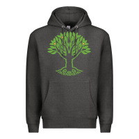 Charcoal Heather Maharishi International College Premium Hoodie - artisFamous