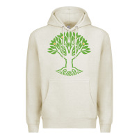 Oatmeal Heather Maharishi International College Premium Hoodie - artisFamous