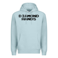 Blue Mist diamond hands Premium Hoodie - artisFamous