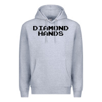 Heather Grey diamond hands Premium Hoodie - artisFamous